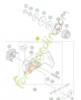 Carter d'embrayage 595314801 - Pièce détachée Husqvarna