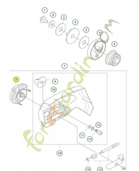 Bouchon 595310201- Pièce détachée Husqvarna
