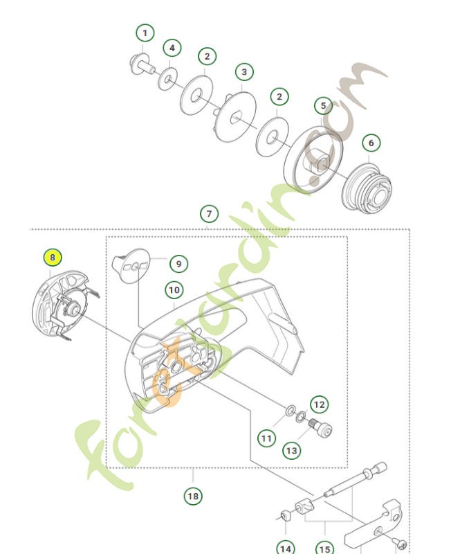 Bouchon 595310201- Pièce détachée Husqvarna