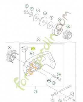 Dé de tension 595839101- Pièce détachée Husqvarna