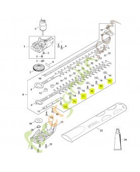 Vis cylindrique is m4 x 15 9075-478-3015. Pièce de rechange Sithl