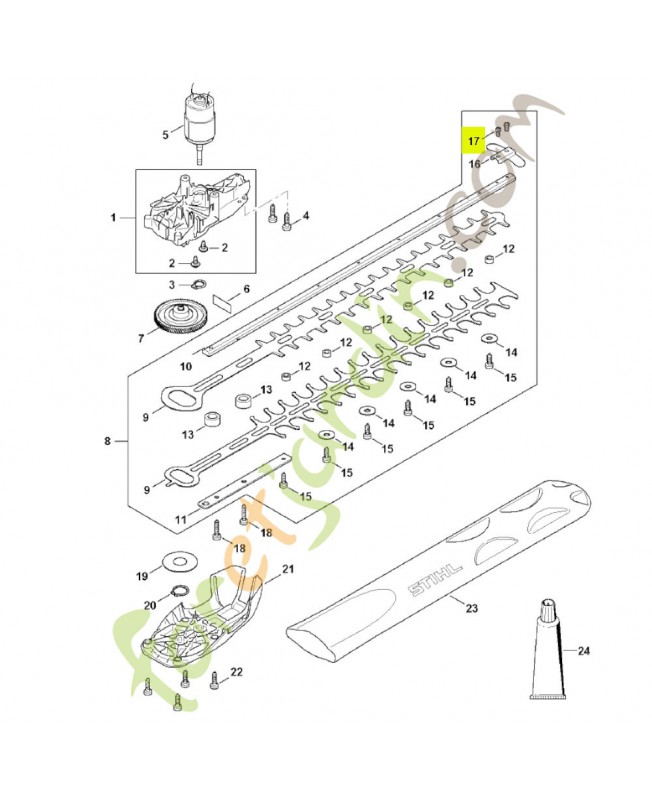 Vis cylindrique is-d 4x8 9075-478-0630- Pièce de détachée Sithl
