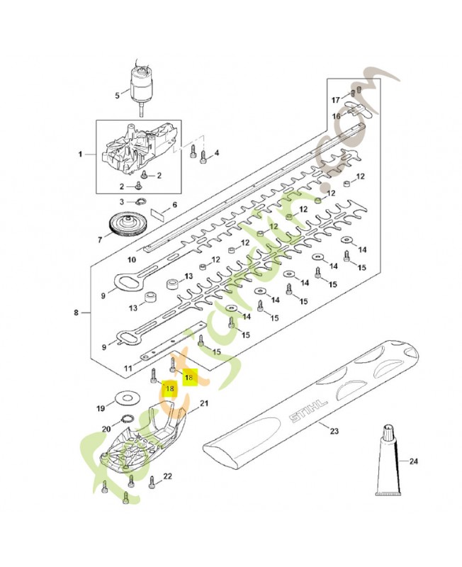 Vis cylind. is dg 5x28 9075-478-4175- Pièce de détachée Sithl