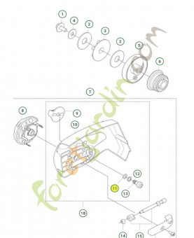 Anneau en 0 6.75 x 1.78 740480702- Pièce de détachée Husqvarna