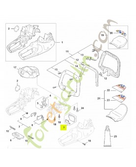 Filtre 4521-080-1900 - Pièce détachée Stihl