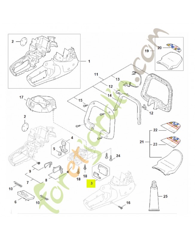 Filtre 4521-080-1900 - Pièce détachée Stihl