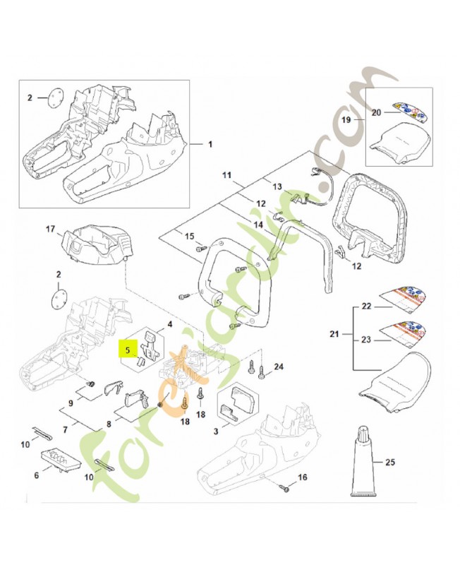 Ressort 0000-997-2201- Pièce détachée Stihl