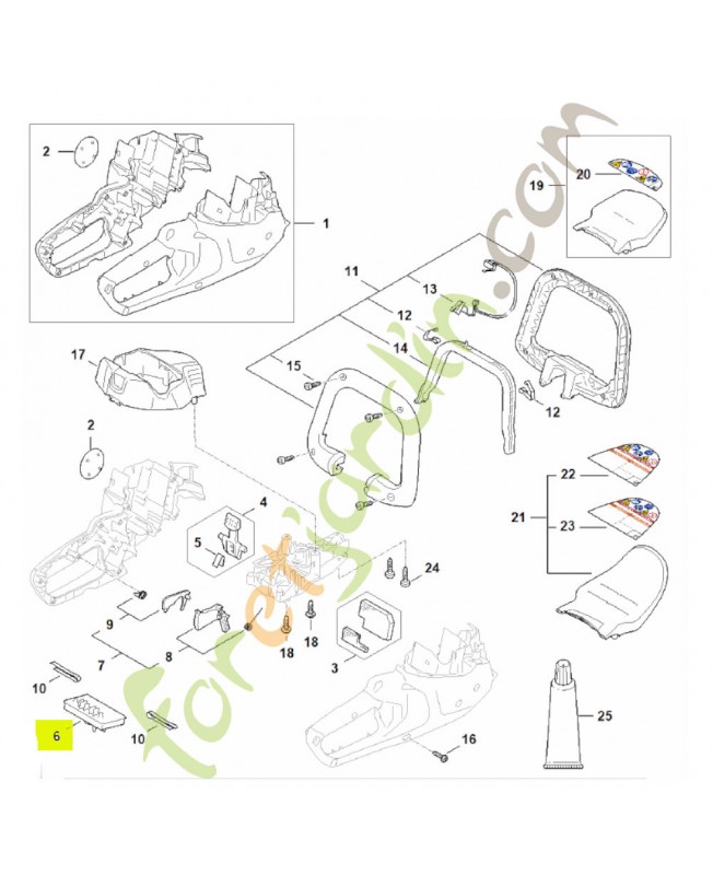 Module électronique 4521-430-1402- Pièce détachée Stihl