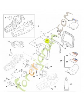 Levier de commande 4869-798-1600- Pièce détachée Stihl