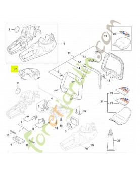 Recouvrement 4521-602-0400- Pièce détachée Stihl