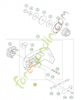 Carter 599589401- Pièce détachée Husqvarna