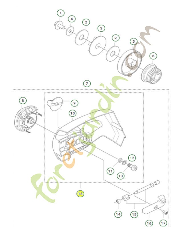 Carter 599589401- Pièce détachée Husqvarna