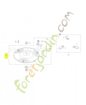 Disque de lame  - Réf. Honda 04403-VP7-C50