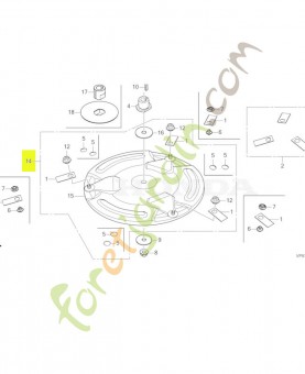 Disque de lame- Réf. Honda 04404-VP9-E00