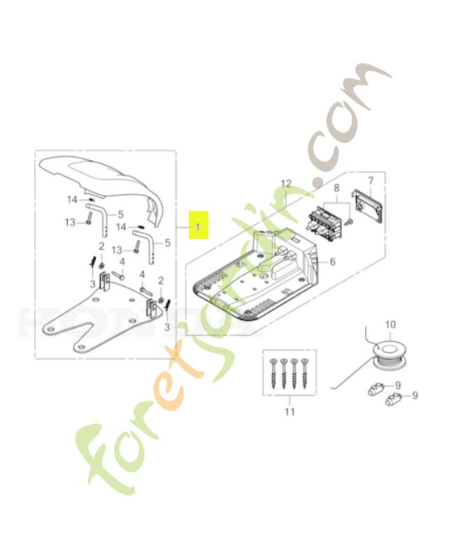 Kit abri - Réf. Honda 06800-Y0E-000