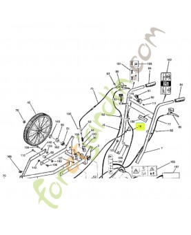 Cable d'accelerateur- Réf. Honda PB13175A et PB13175A