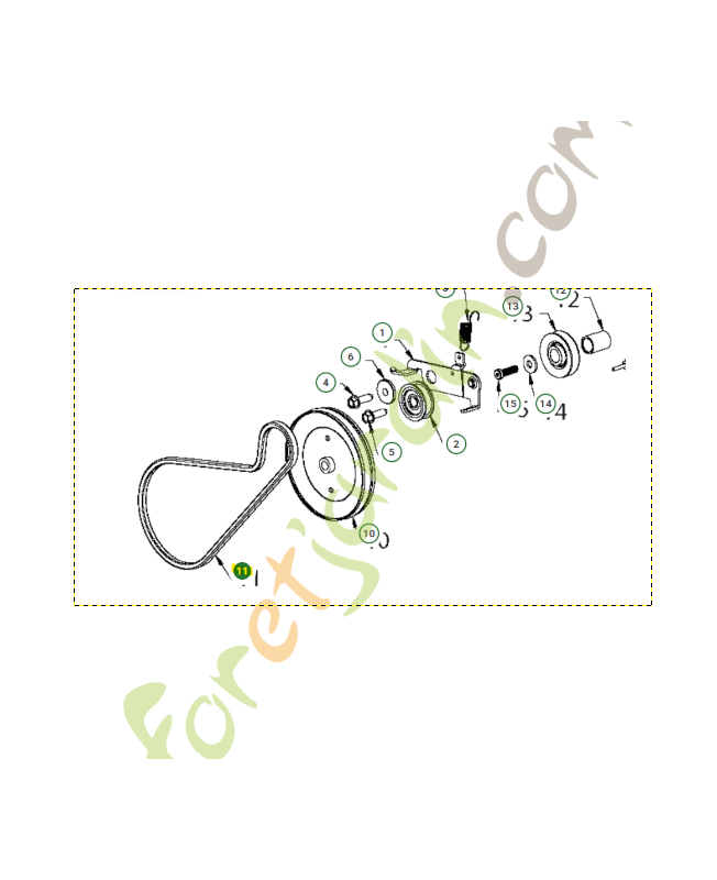 courroie husqvarna référence 532437261