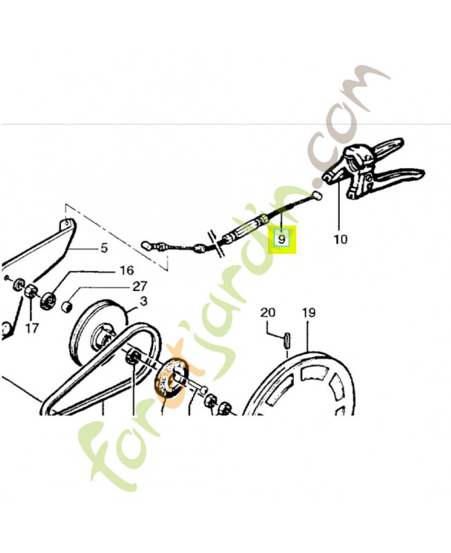 Déflecteur- Réf. Honda PB13148 et PB13088
