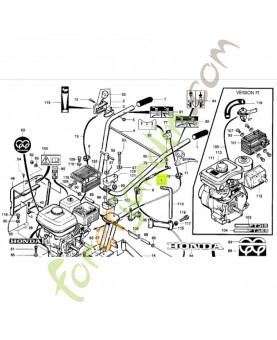 Cable d'embrayage- Réf. Honda PB13147 et PB13089