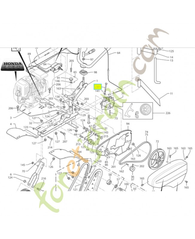 Vis- Réf. Honda PB10794