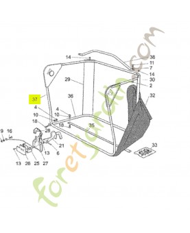 Chassis superieur- Réf. Honda CG84801105H1