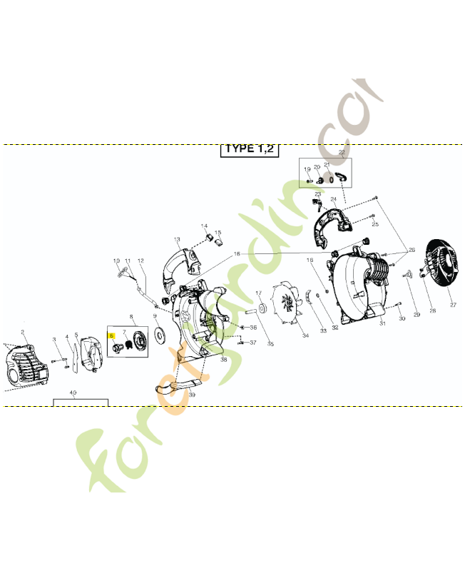 moyeu husqvarna référence 545052401