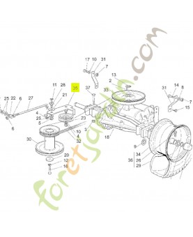 Levier- Réf. Honda CG84317055H1 et CG84317055H0