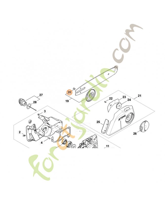 ecrou stihl référence 1121-664-7301