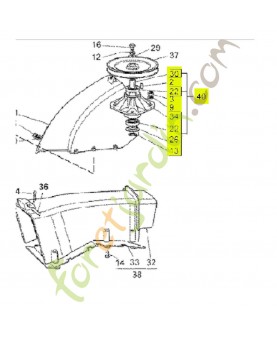 Ensemble de bride- Réf. Honda CG84207250H0