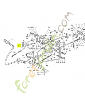 Câble- Réf. Honda CG84207101H1