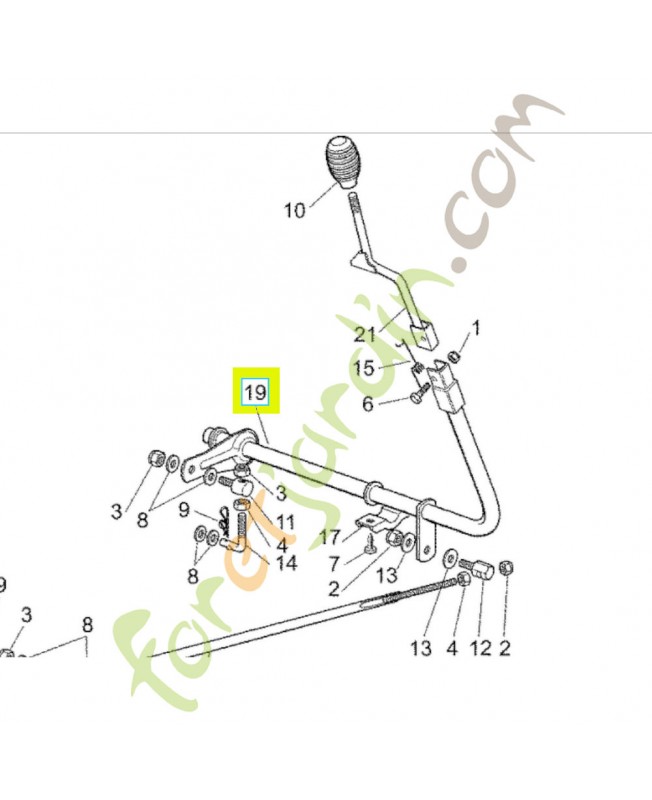 Axe Honda référence CG84001005H2