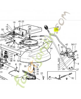 Levier  Réf. Honda CG82318177H1 et CG82318177H0