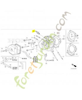 Bougie d'allumage (bpr5es réf. Honda 9807955846