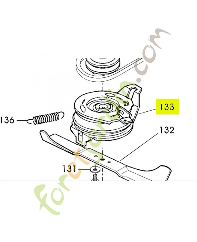 Poulie Réf. Honda CG72606R01020 et CG72605R01020