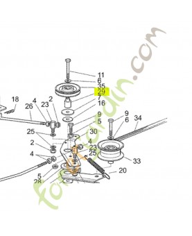 Entretoise Réf. Honda CG27160051H0 et CG27160051H1