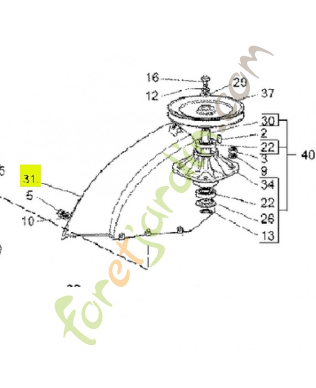 Capot Réf. Honda CG27045000H0 et CG27045000H1