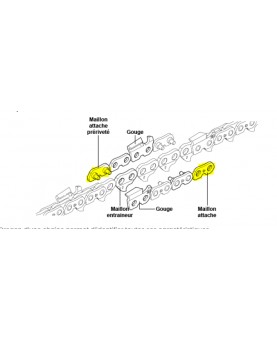 Lot de 10 maillons males et femelles