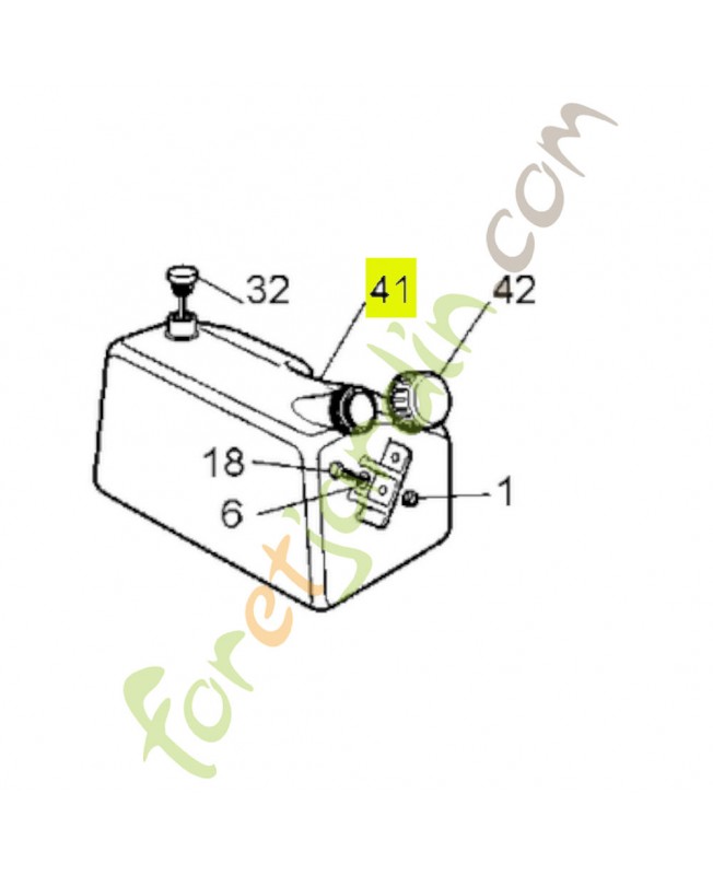Réservoir Réf. Honda CG25735111H3 et CG25735111H2