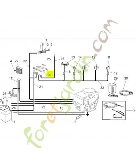 Carte éléctronique Réf. Honda CG25722410H0