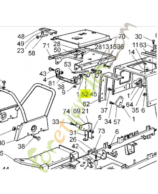 Ressort Réf. Honda CG25430223H1 et CG25430223H2