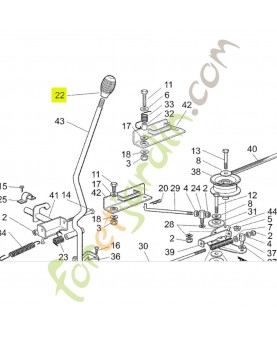 Poignée Réf. Honda CG25394512H0 et CG25394510H0