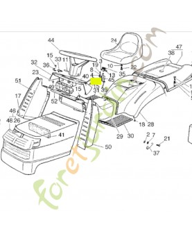 Commande de starter Réf. Honda CG25090001H1et CG25090001H2