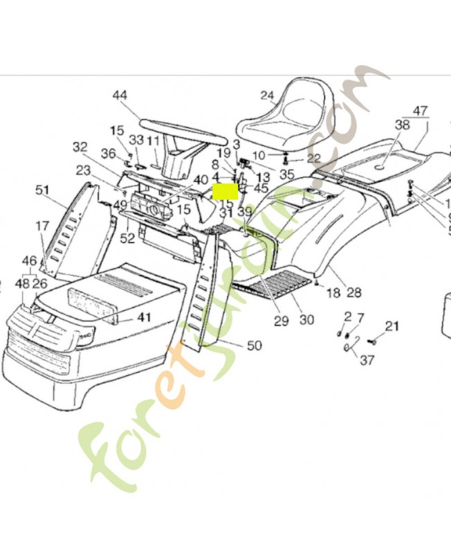 Commande de starter Réf. Honda CG25090001H1et CG25090001H2