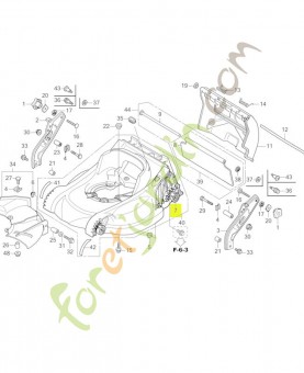 Boitier de lame- Réf. Honda 76111VH7W00ZA