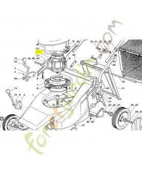Moteur (230V-50HZ) Réf. Honda CG18563605H0 et CG18563061H2