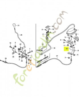 Protection de silencieux - Réf. Honda 80383VK1003