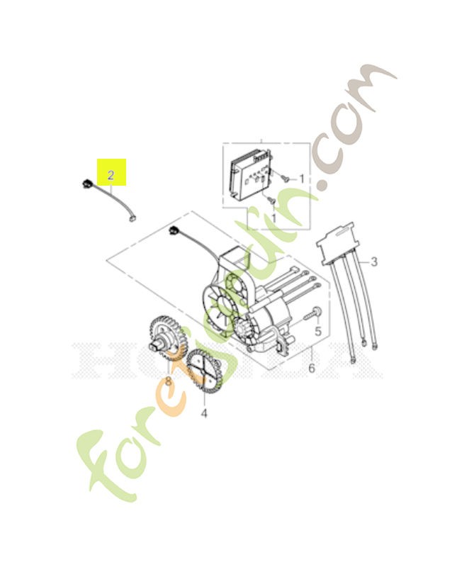 Cable - Réf. Honda 80005Y0AS00