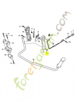 Ecrou de blocage  - Réf. Honda 80001VJ5003