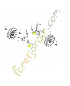 Collier de bras AV Réf. Honda 91557-VE0-000 et 91554-VE0-010