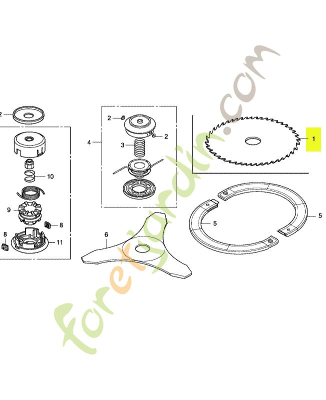 Lame - Réf. Honda 80018VK5003
